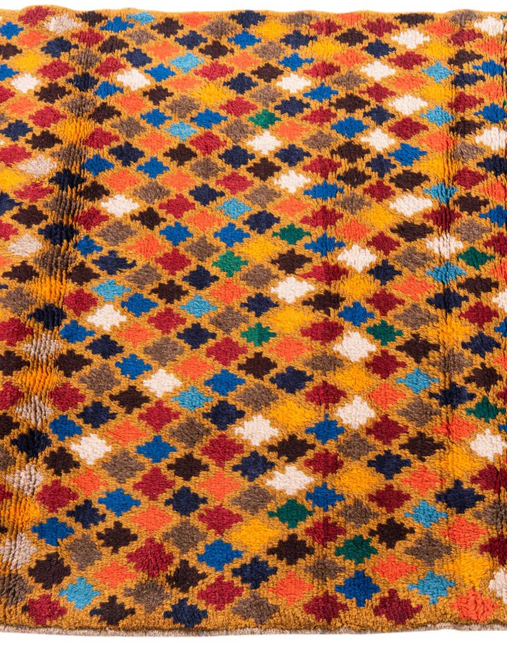 Detail image of  3' x 4' 7  Hand Knotted Balouch Wool Rug