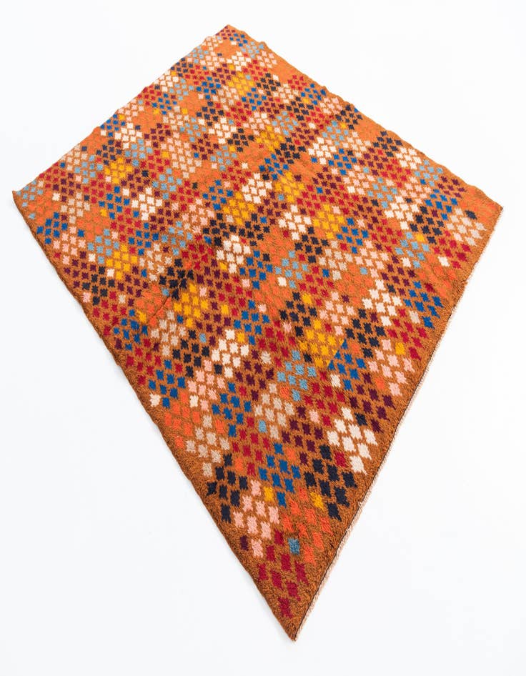 Detail image of  5' 3 x 6' 5  Hand Knotted Balouch Wool Rug