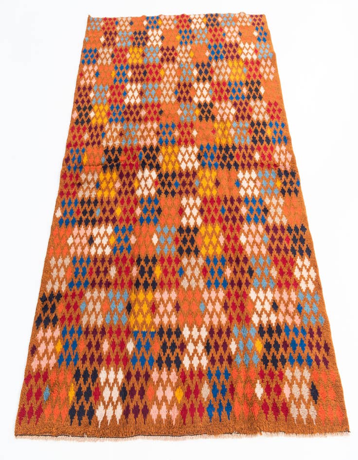 Detail image of  5' 3 x 6' 5  Hand Knotted Balouch Wool Rug