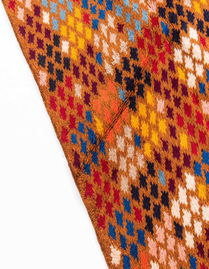 Detail image of  5' 3 x 6' 5  Hand Knotted Balouch Wool Rug