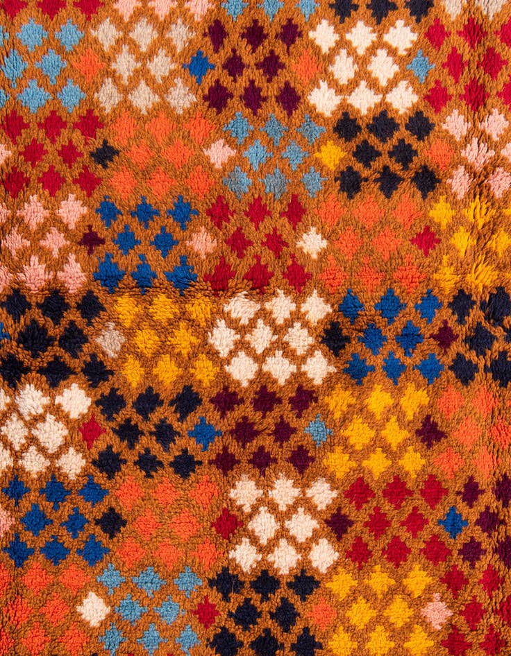 Detail image of  5' 3 x 6' 5  Hand Knotted Balouch Wool Rug