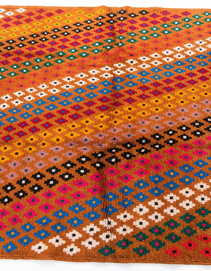 Detail image of  5' 1 x 6' 7  Hand Knotted Balouch Wool Rug