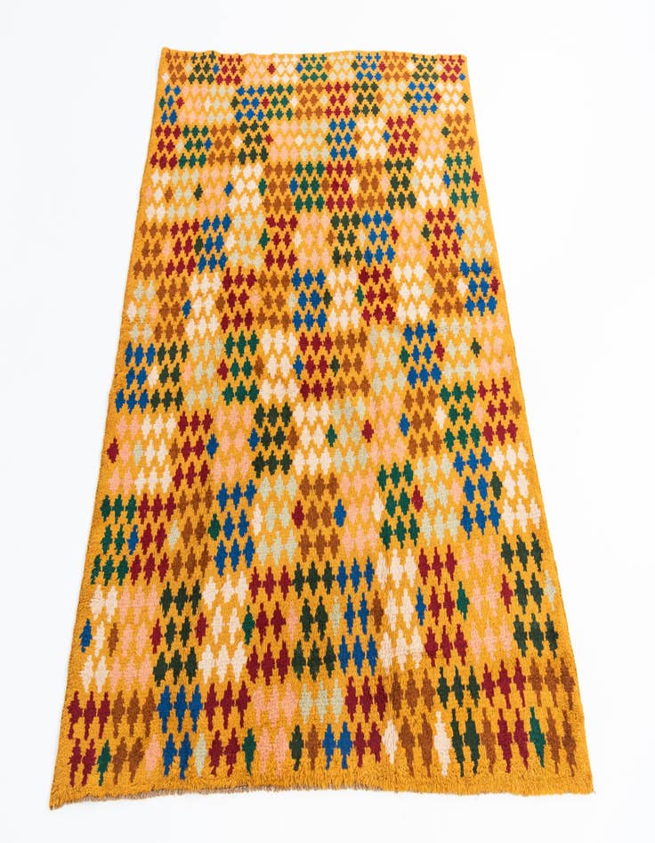 Detail image of  5' 2 x 6' 3  Hand Knotted Balouch Wool Rug