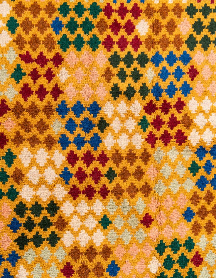 Detail image of  5' 2 x 6' 3  Hand Knotted Balouch Wool Rug