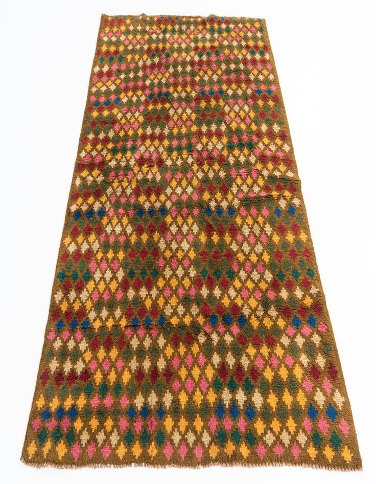 Detail image of  5' x 6' 10  Hand Knotted Balouch Wool Rug