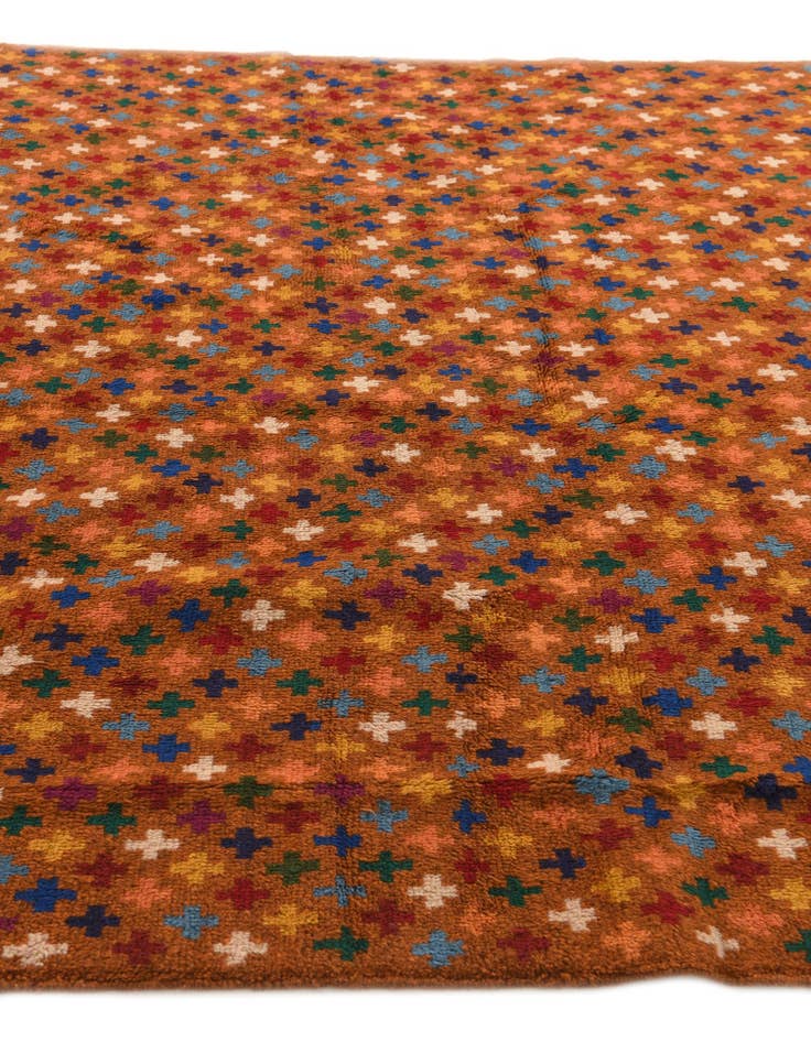 Detail image of  6' 8 x 9' 7  Hand Knotted Balouch Wool Rug