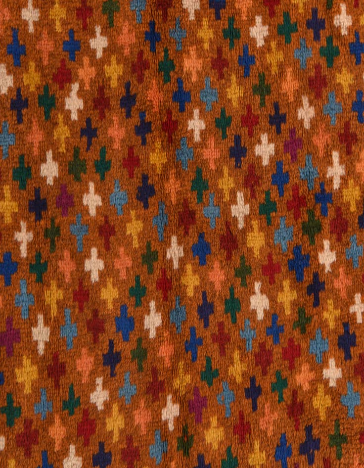 Detail image of  6' 8 x 9' 7  Hand Knotted Balouch Wool Rug