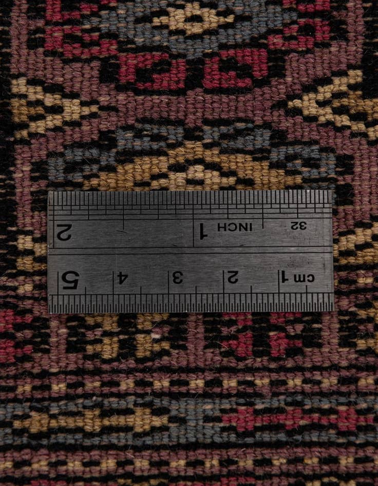 Detail image of  4' x 5' 9  Hand Knotted Bokhara Oriental Wool Rug
