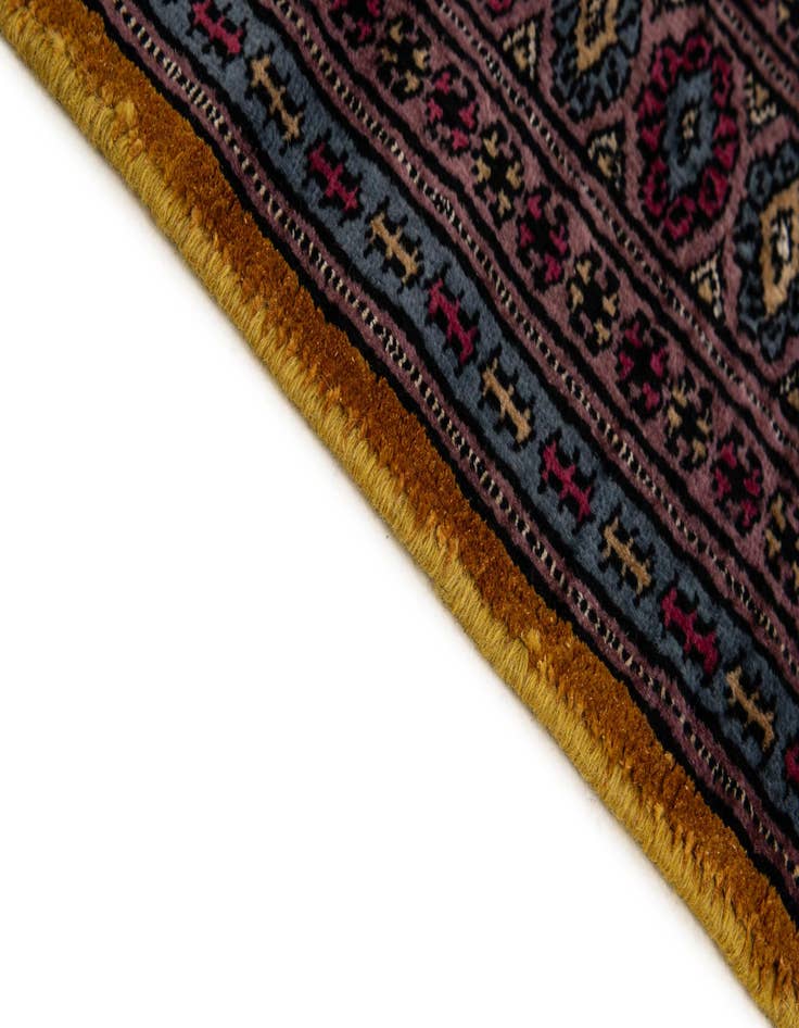 Detail image of  4' x 5' 9  Hand Knotted Bokhara Oriental Wool Rug