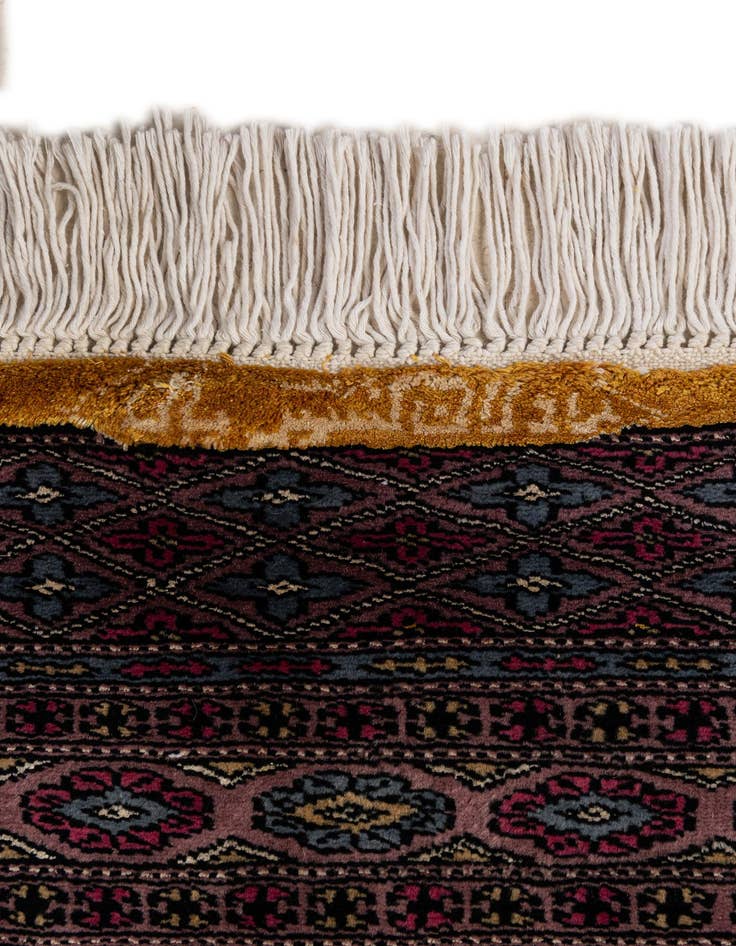 Detail image of  4' x 5' 9  Hand Knotted Bokhara Oriental Wool Rug