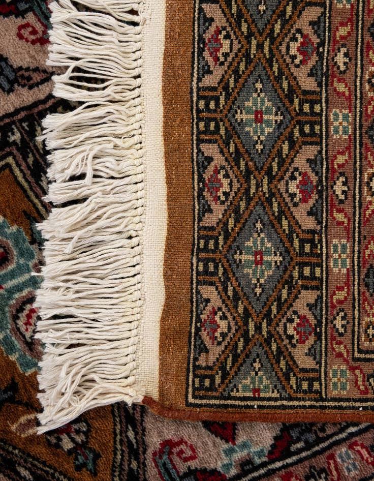 Detail image of  2' 1 x 3' 6  Hand Knotted Bokhara Oriental Wool Rug