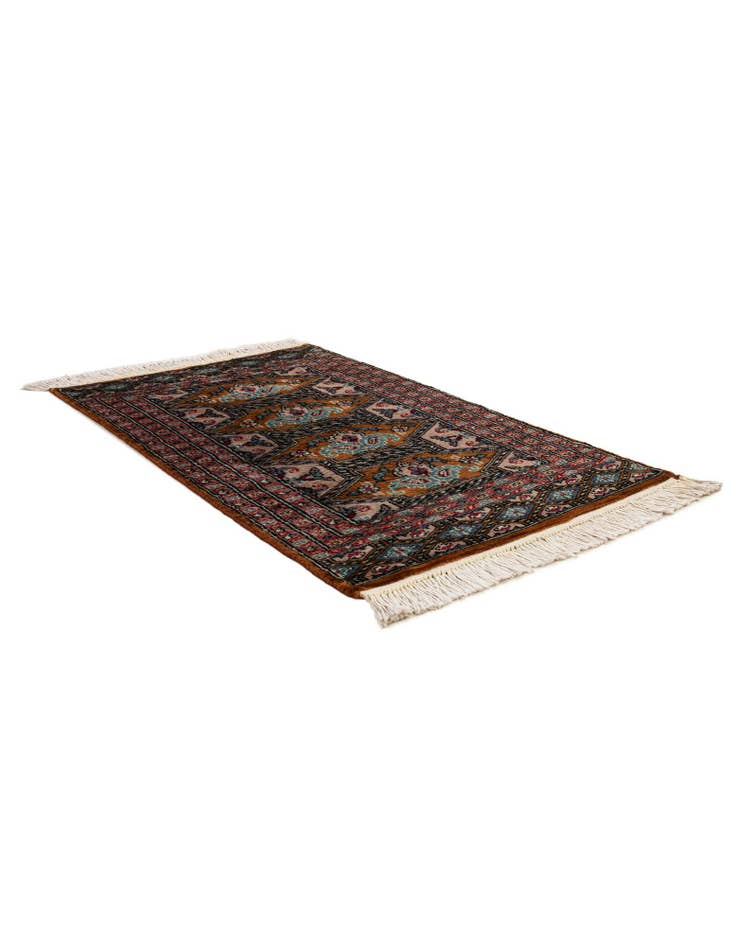 Detail image of  2' 1 x 3' 6  Hand Knotted Bokhara Oriental Wool Rug