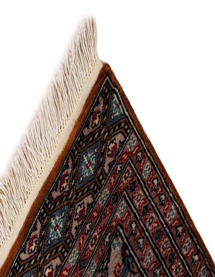 Detail image of  2' 1 x 3' 6  Hand Knotted Bokhara Oriental Wool Rug