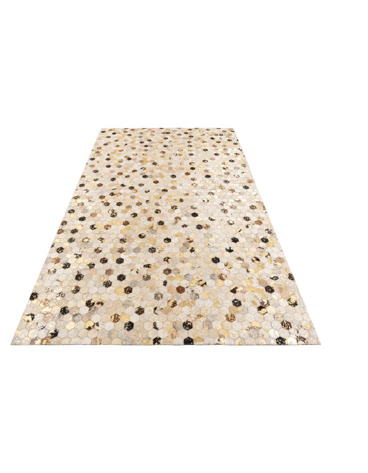 Detail image of  5' x 8' Cowhide Leather Rug