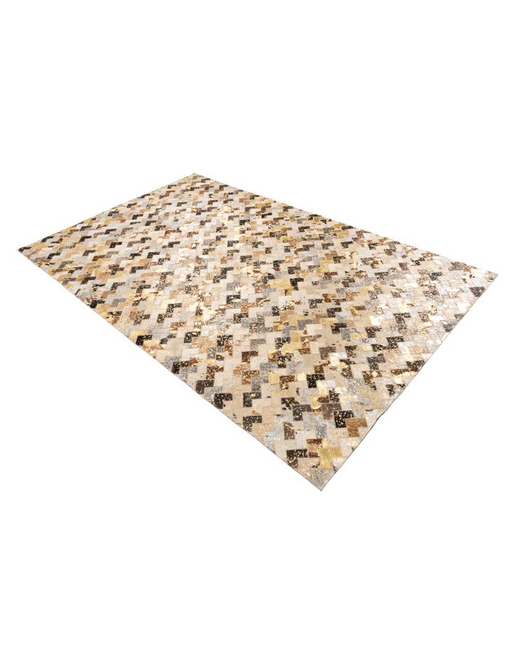 Detail image of  5' x 8' Cowhide Leather Rug