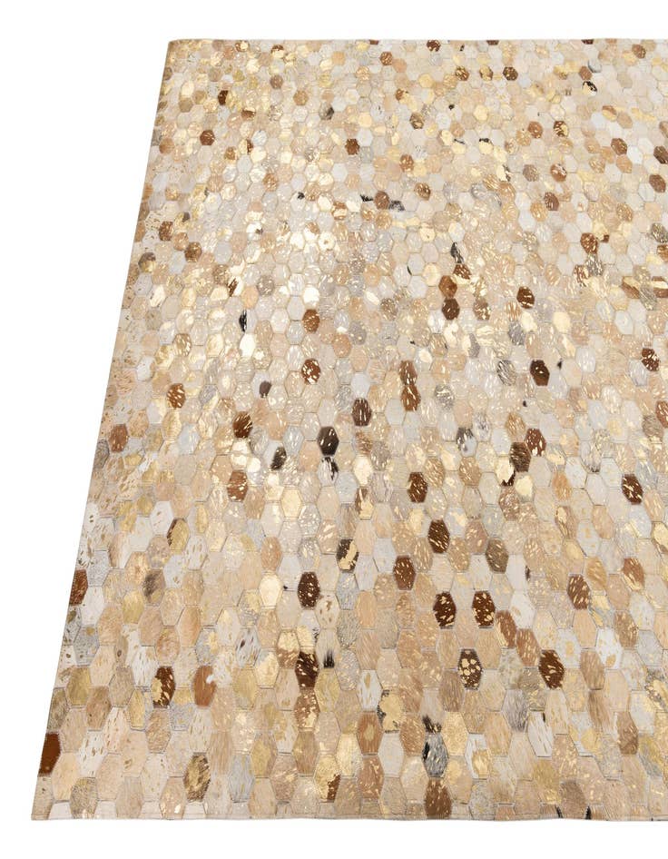 Detail image of  5' x 8' Cowhide Leather Rug