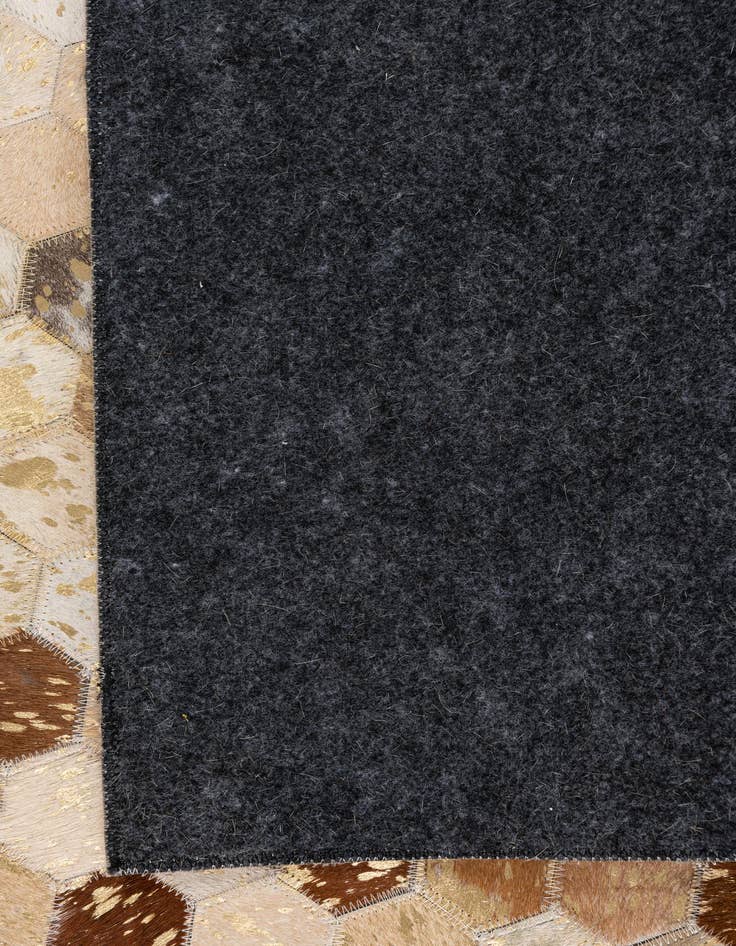 Detail image of  5' x 8' Cowhide Leather Rug