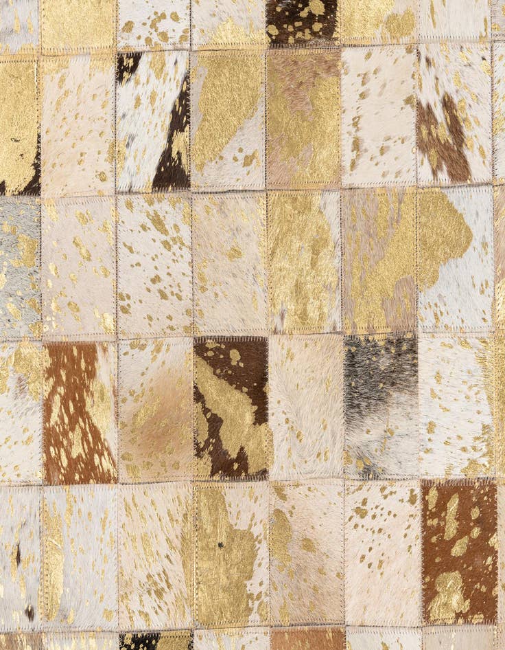 Detail image of  5' x 8' Cowhide Leather Rug