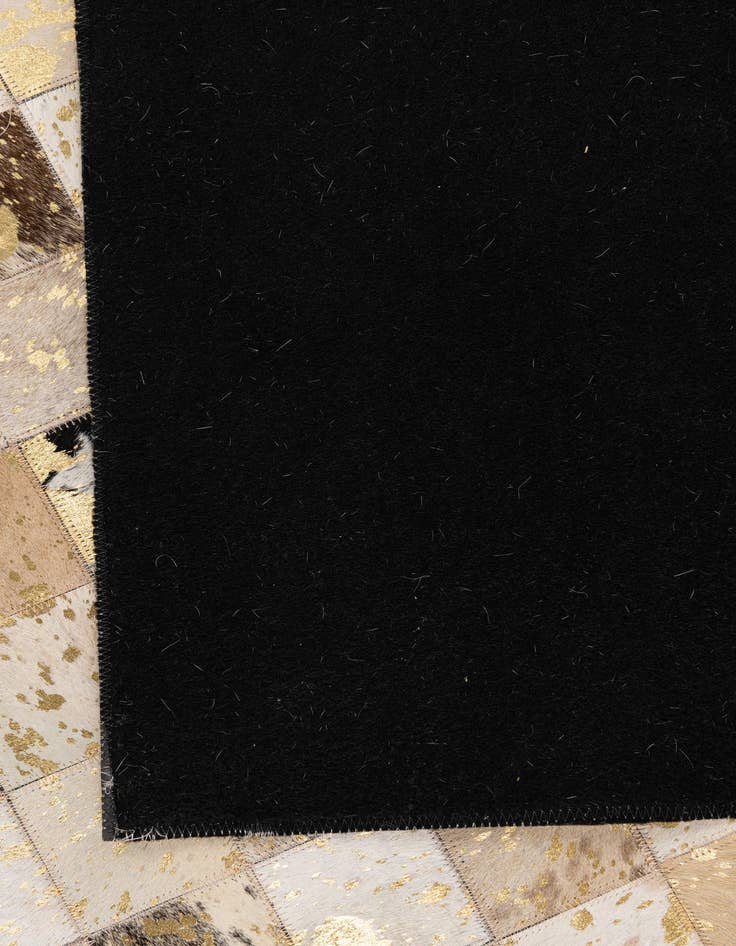 Detail image of  5' x 8' Cowhide Leather Rug