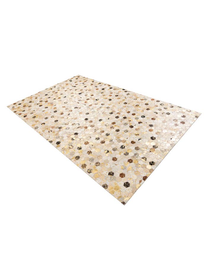 Detail image of  5' x 8' Cowhide Leather Rug