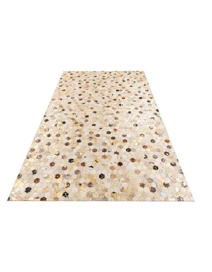 Detail image of  5' x 8' Cowhide Leather Rug