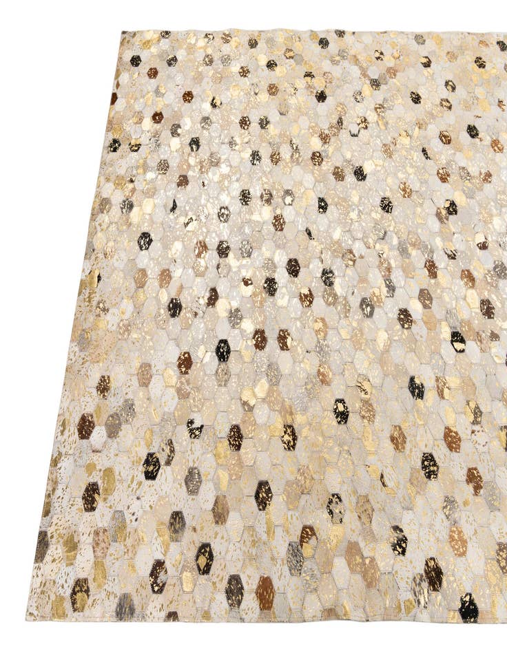 Detail image of  5' x 8' Cowhide Leather Rug