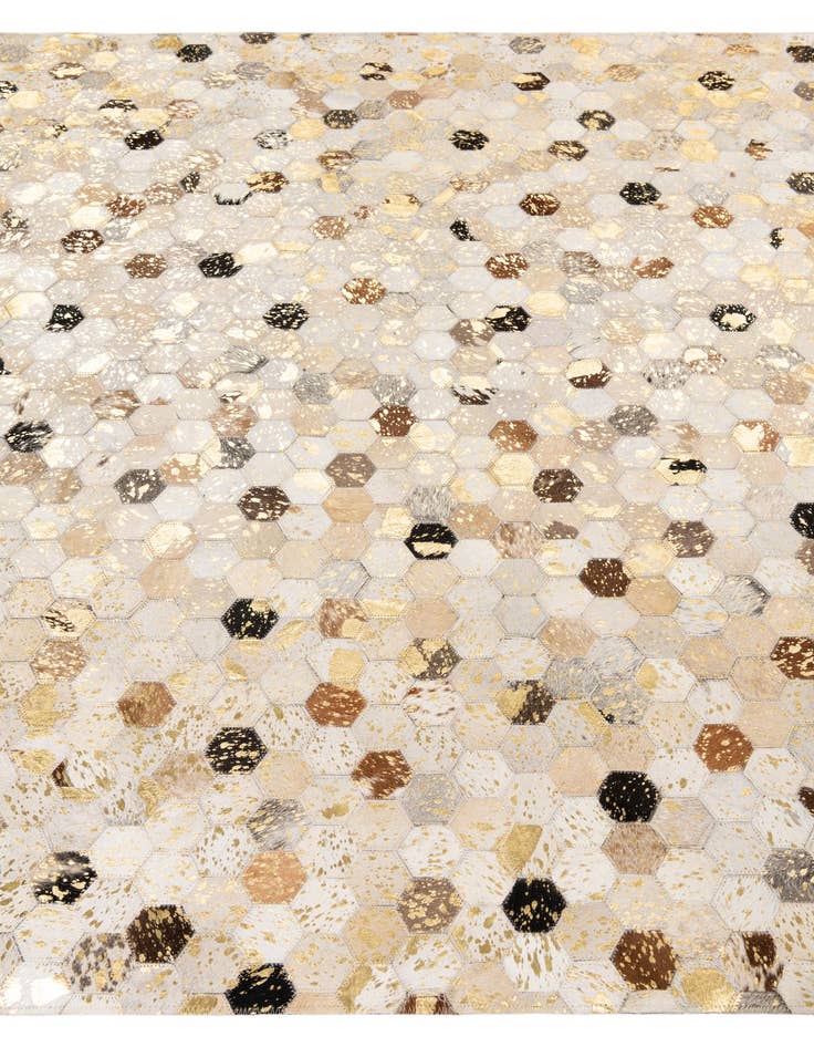 Detail image of  5' x 8' Cowhide Leather Rug