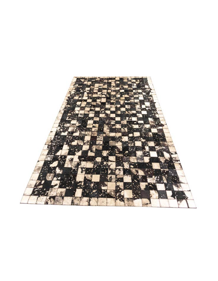 Detail image of  5' x 8' 1 Cowhide Leather Rug