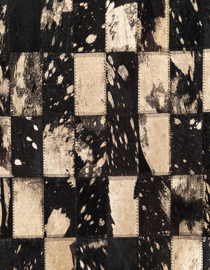 Detail image of  5' x 8' 1 Cowhide Leather Rug