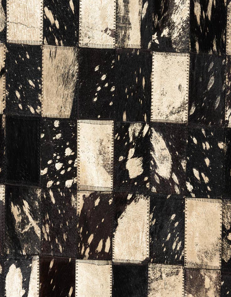 Detail image of  5' x 8' 1 Cowhide Leather Rug