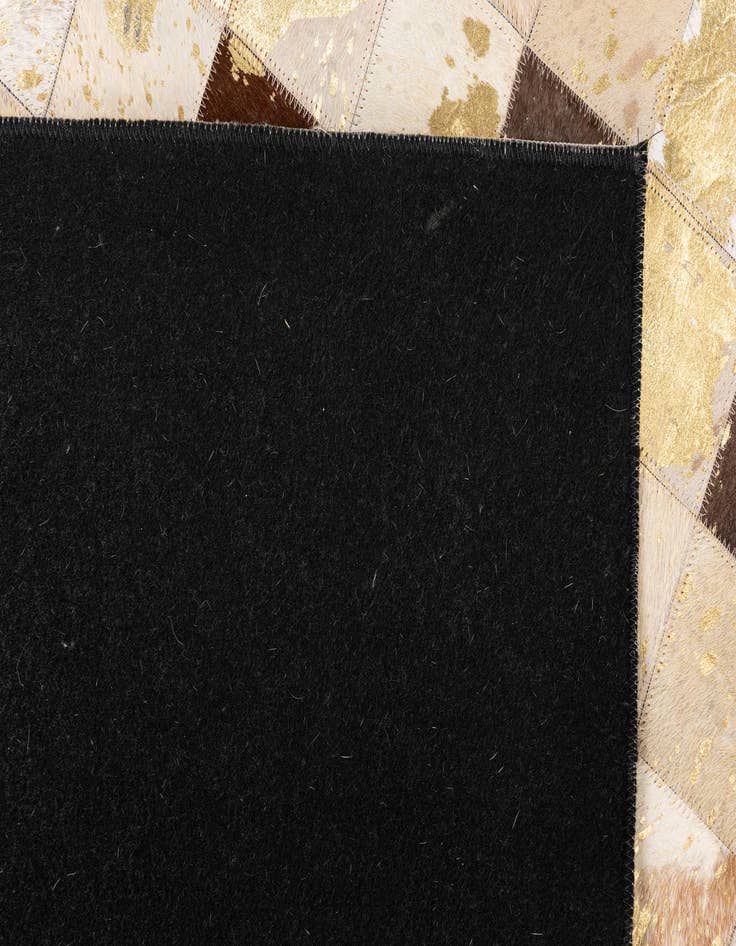 Detail image of  5' x 8' 1 Cowhide Leather Rug