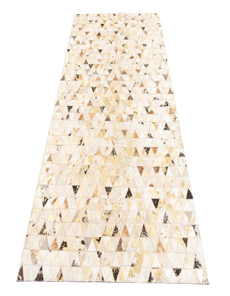 Detail image of  4' 10 x 7' 10 Cowhide Leather Rug