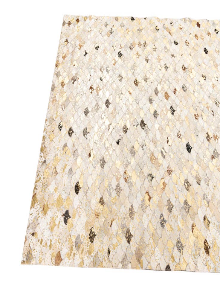 Detail image of  5' x 8' 1 Cowhide Leather Rug