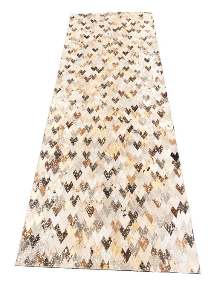 Detail image of  5' x 8' 1 Cowhide Leather Rug