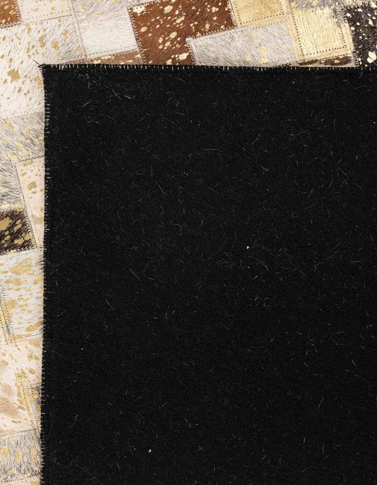 Detail image of  5' x 8' 1 Cowhide Leather Rug