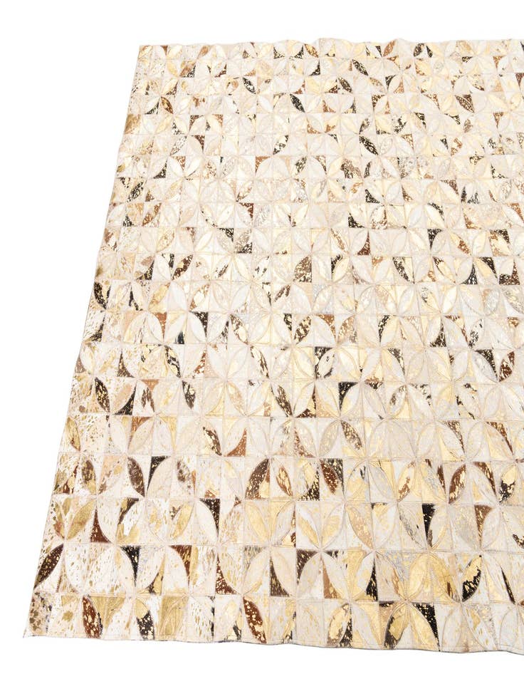 Detail image of  5' x 8' Cowhide Leather Rug