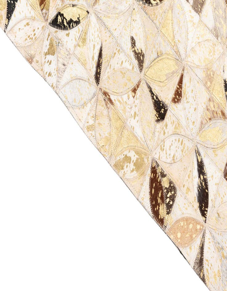 Detail image of  5' x 8' Cowhide Leather Rug