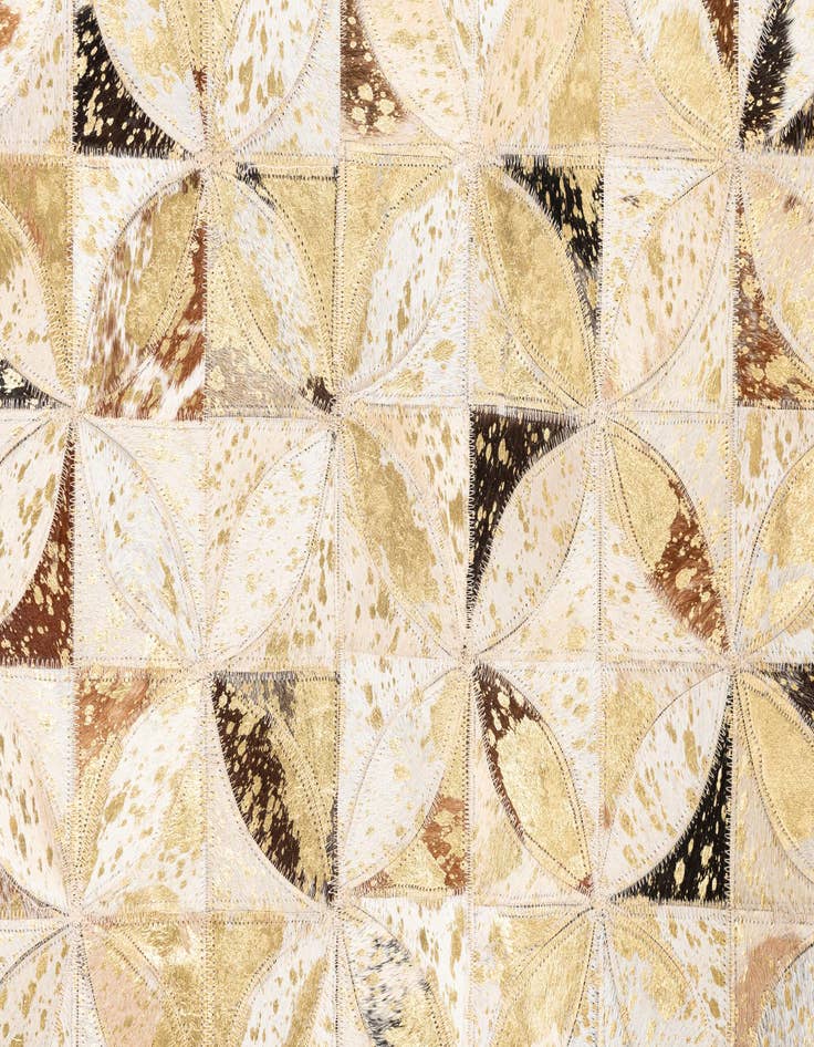 Detail image of  5' x 8' Cowhide Leather Rug