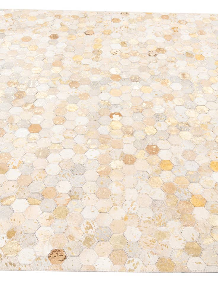 Detail image of  5' 1 x 8' Cowhide Leather Rug