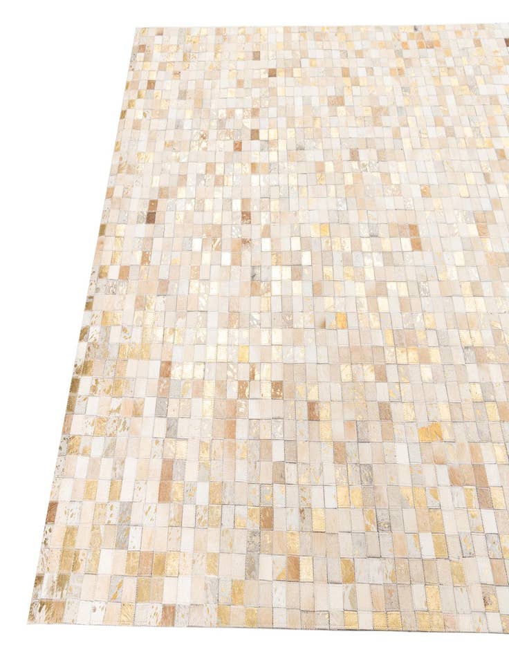 Detail image of  5' x 8' 1 Cowhide Leather Rug