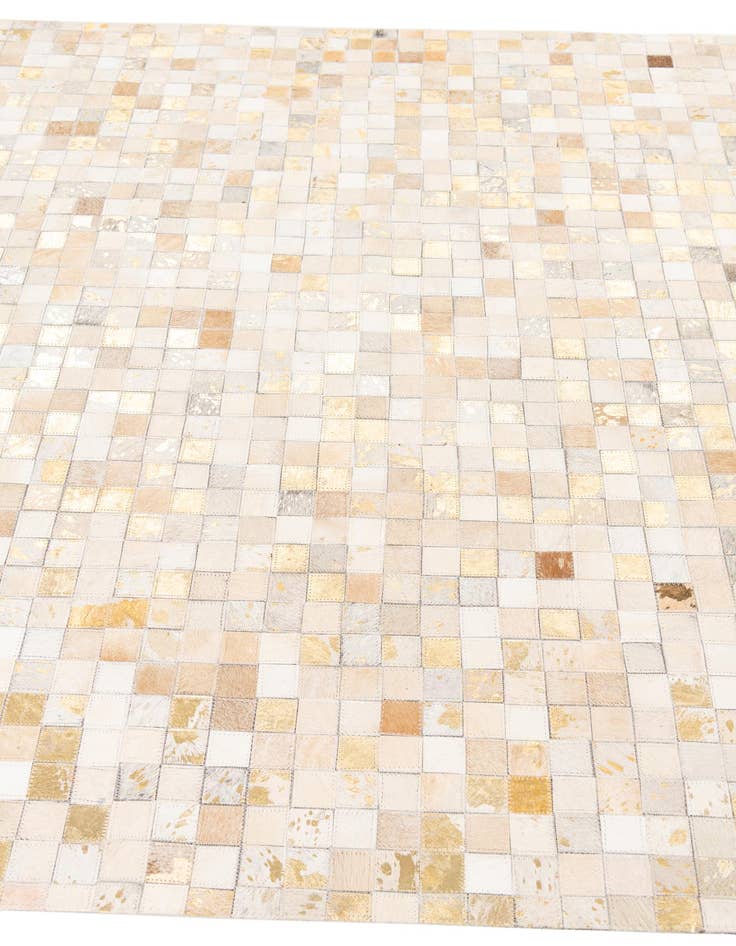 Detail image of  5' x 8' 1 Cowhide Leather Rug