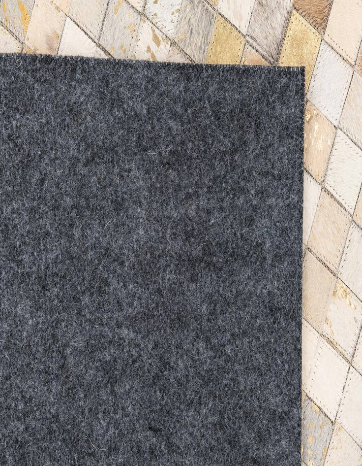 Detail image of  5' x 8' 1 Cowhide Leather Rug