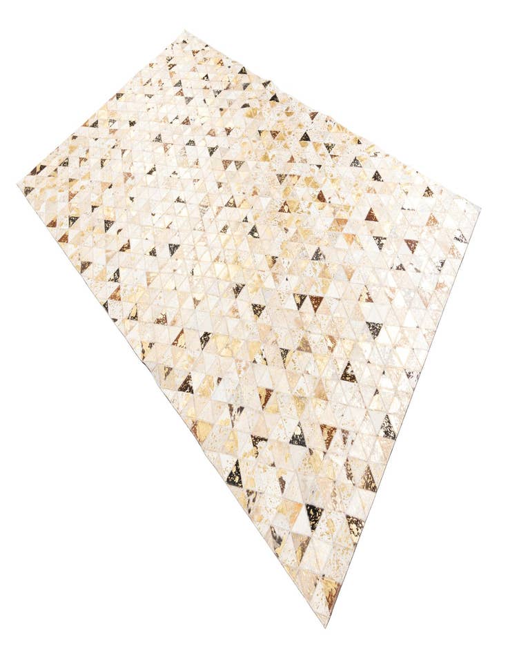 Detail image of  4' 10 x 7' 10 Cowhide Leather Rug