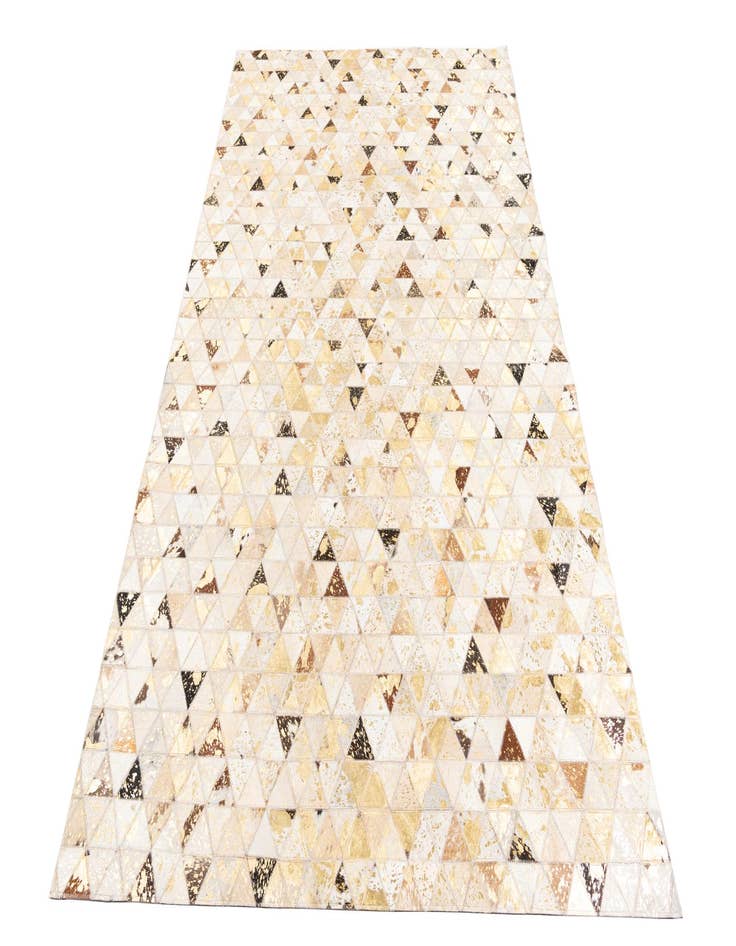 Detail image of  4' 10 x 7' 10 Cowhide Leather Rug