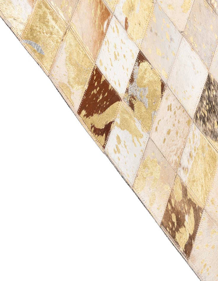 Detail image of  5' x 8' Cowhide Leather Rug