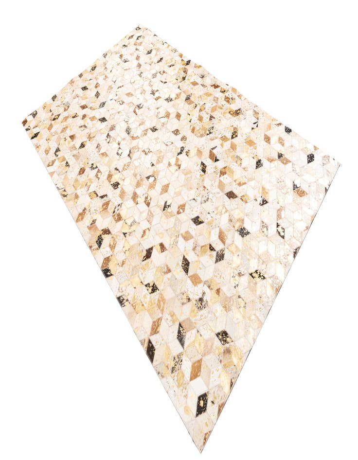 Detail image of  5' x 8' Cowhide Leather Rug