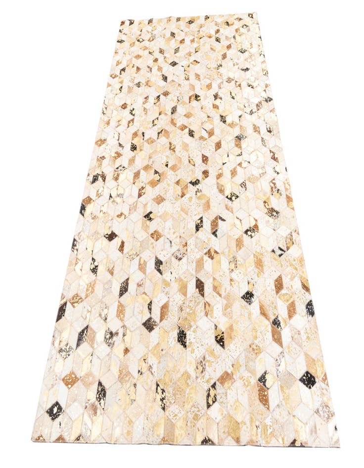 Detail image of  5' x 8' Cowhide Leather Rug