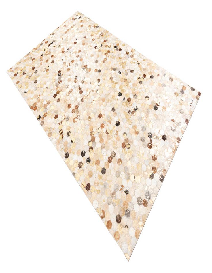 Detail image of  5' x 8' 2 Cowhide Leather Rug