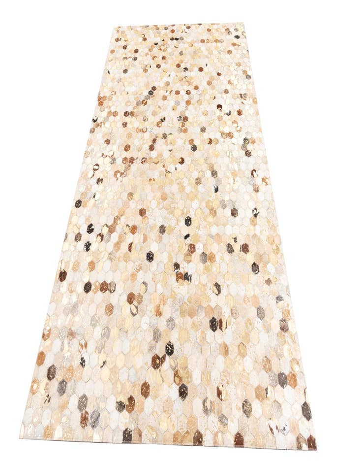 Detail image of  5' x 8' 2 Cowhide Leather Rug