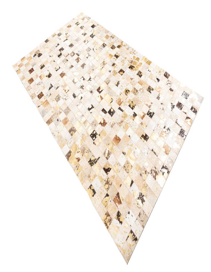 Detail image of  5' x 8' 1 Cowhide Leather Rug